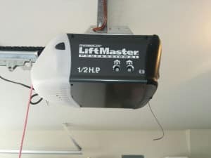 Garage door opener battery